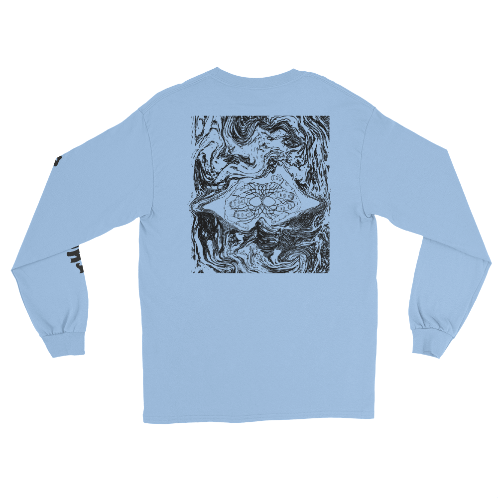 Unisex LONGSLEEVE INTO THE DEEP END hellblau