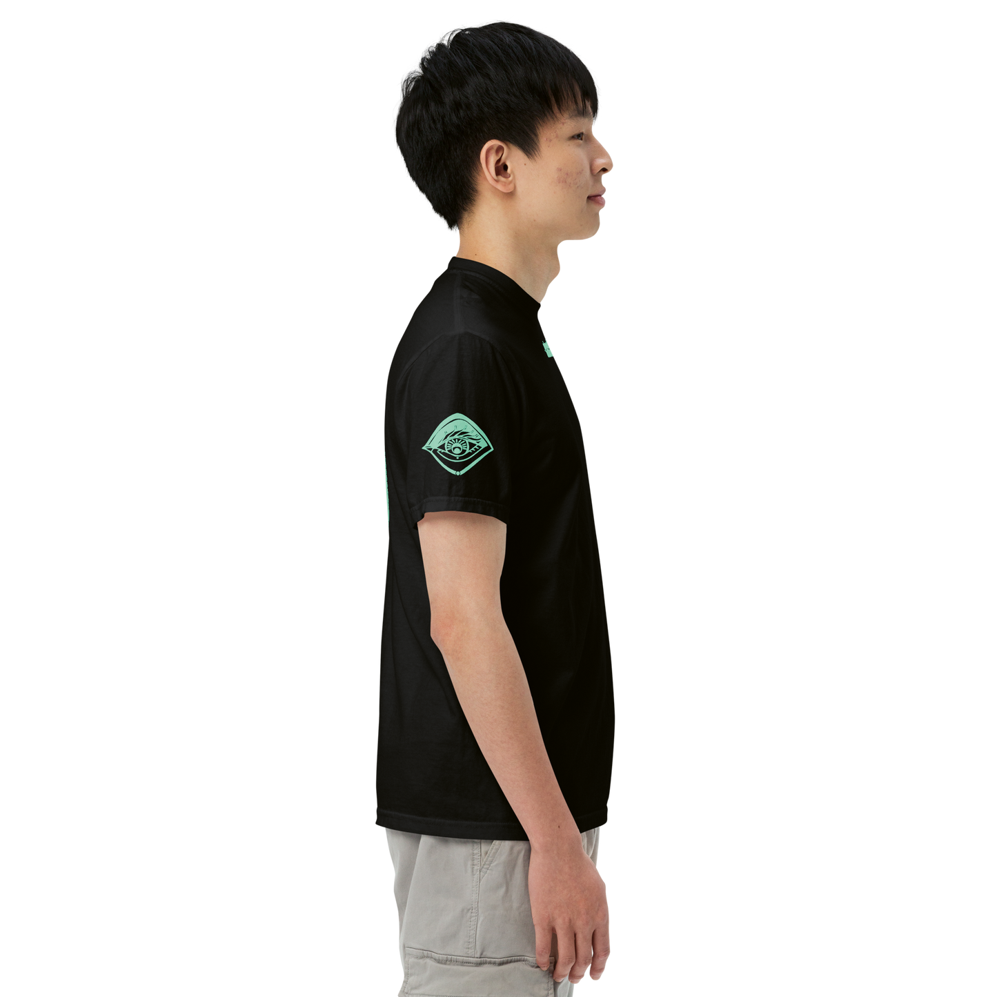 Unisex T-SHIRT MELTED schwarz