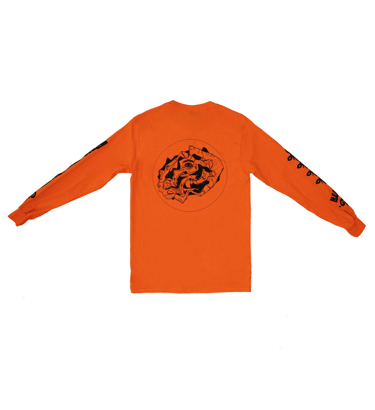 Unisex LONGSLEEVE MELTED neon orange