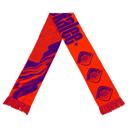 SCARF CHACKALEE neon orange/purple
