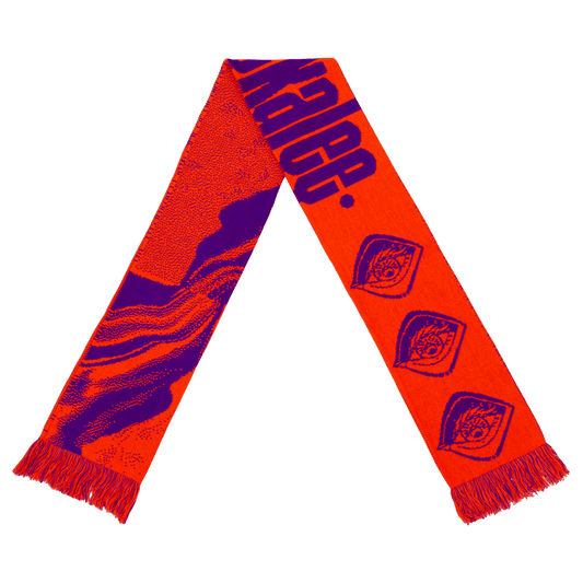 SCARF CHACKALEE neon orange/purple