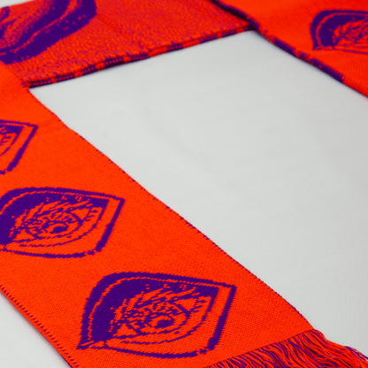 SCARF CHACKALEE neon orange/purple