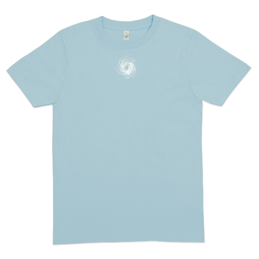 T-SHIRT SWIRL light blue