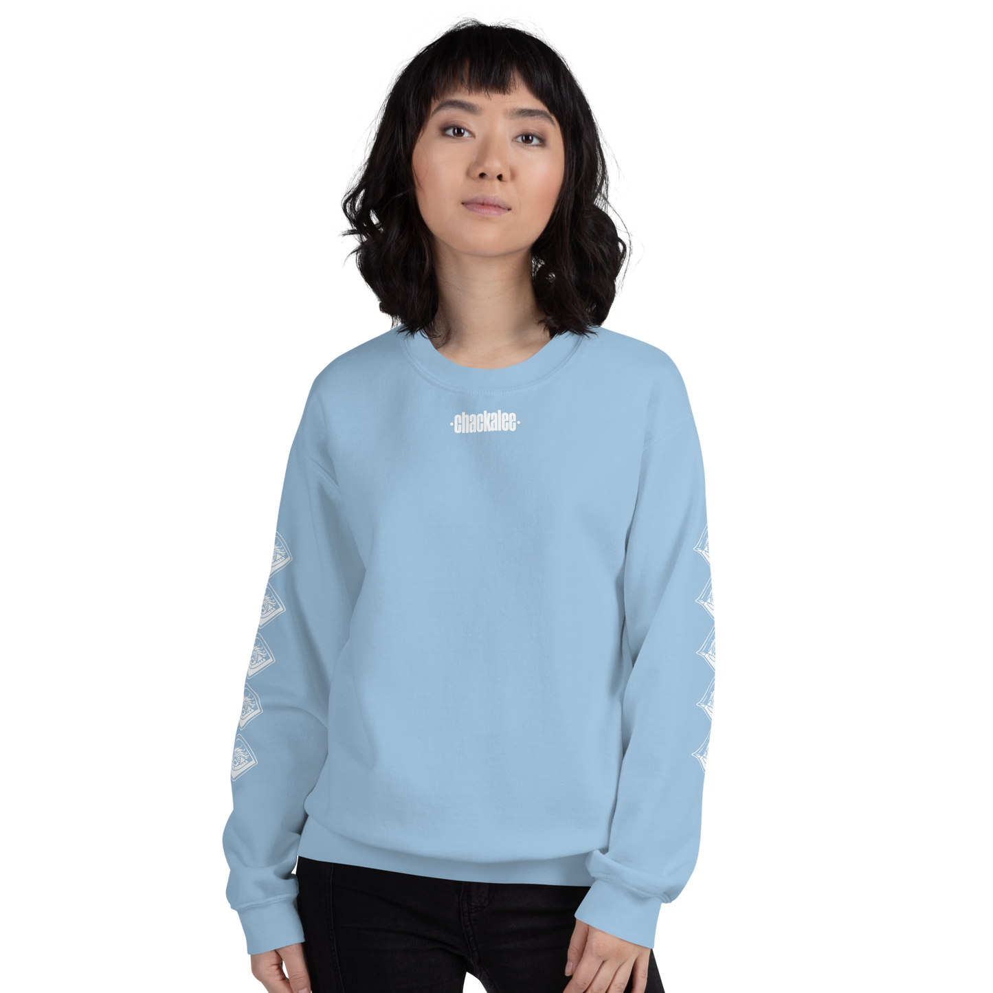 Unisex SWEATSHIRT SUNSET hellblau
