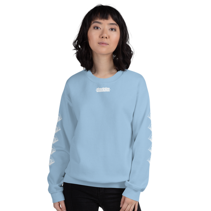 Unisex SWEATSHIRT SUNSET hellblau