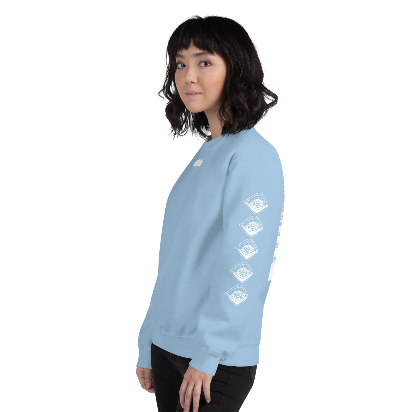 Unisex SWEATSHIRT SUNSET hellblau