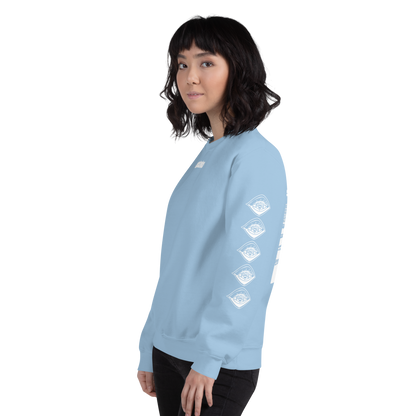 Unisex SWEATSHIRT SUNSET hellblau