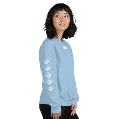 Unisex SWEATSHIRT SUNSET hellblau