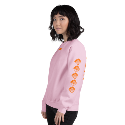 Unisex SWEATSHIRT SUNSET hellrosa