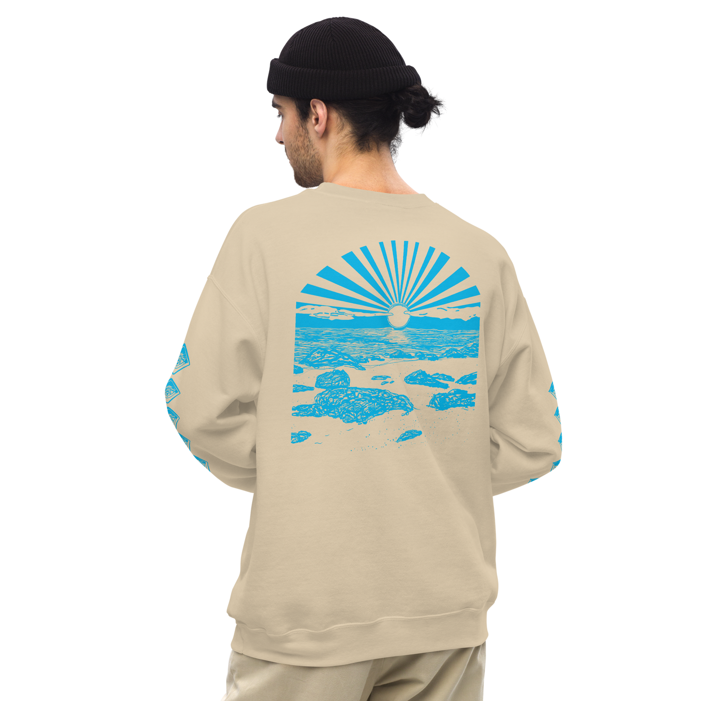 Unisex SWEATSHIRT SUNSET sand