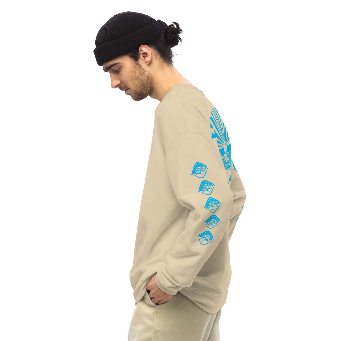 Unisex SWEATSHIRT SUNSET sand