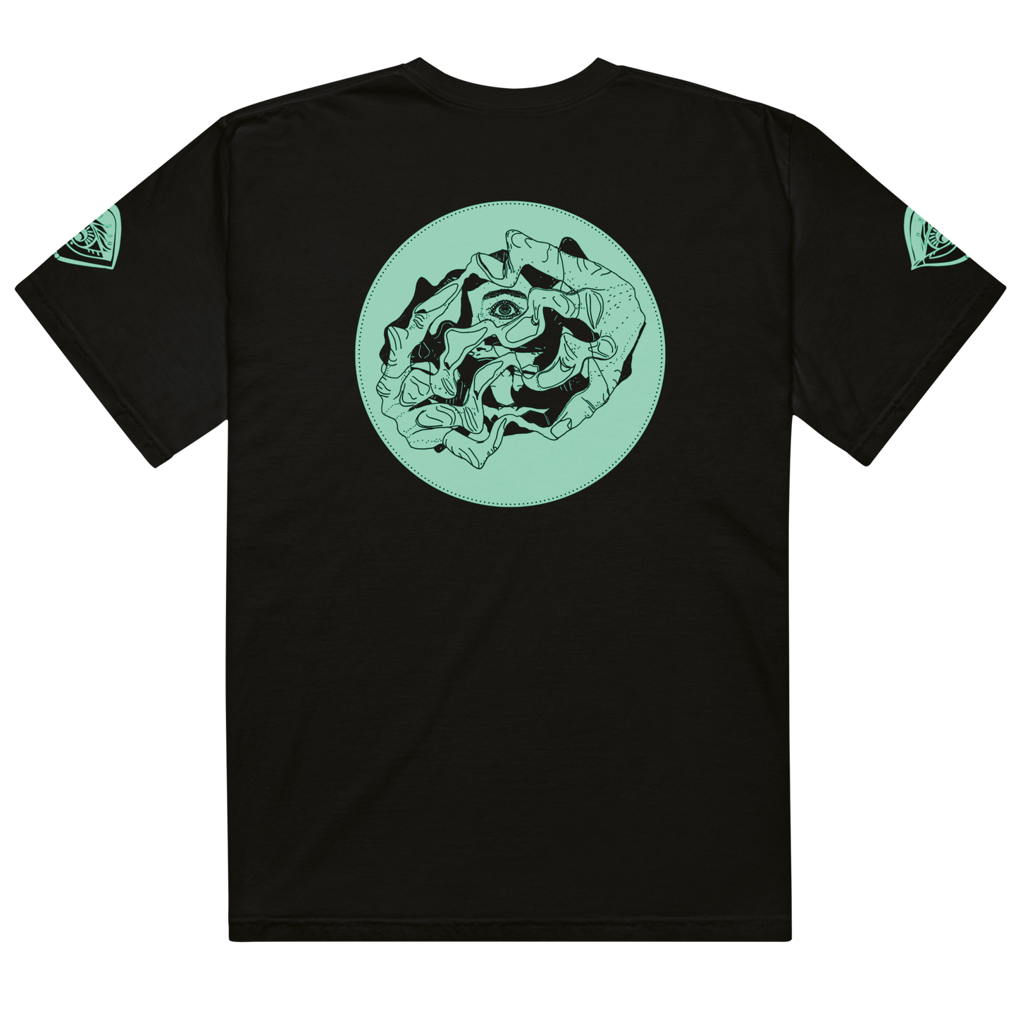 Unisex T-SHIRT MELTED schwarz