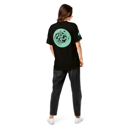 Unisex T-SHIRT MELTED schwarz