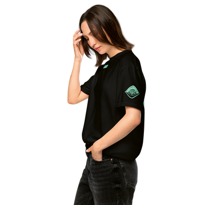 Unisex T-SHIRT MELTED schwarz