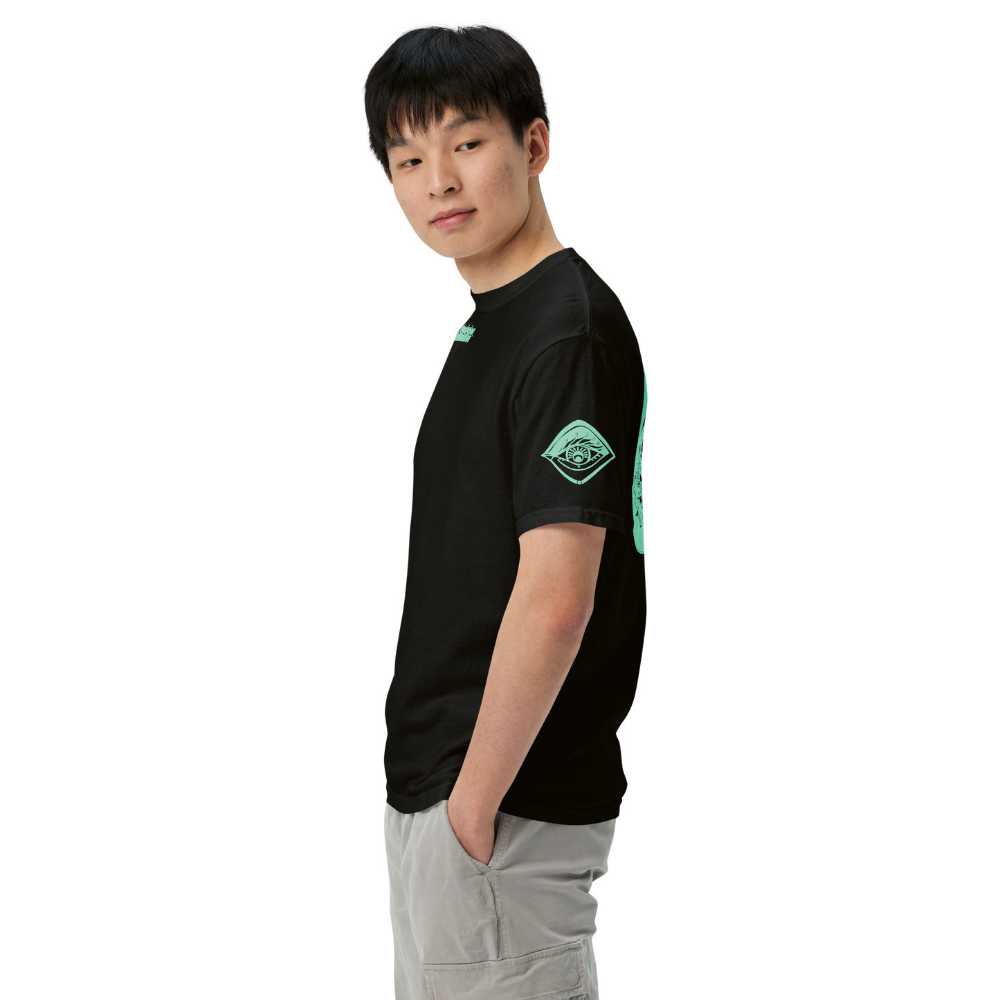 Unisex T-SHIRT MELTED schwarz