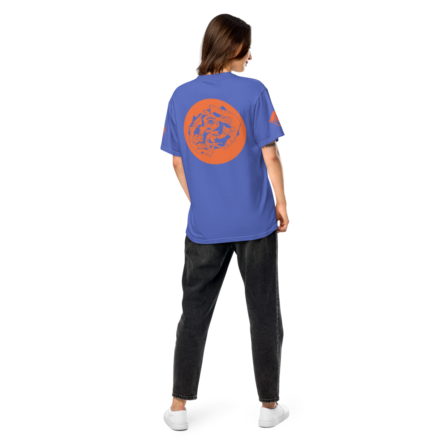 Unisex T-SHIRT MELTED flo blau