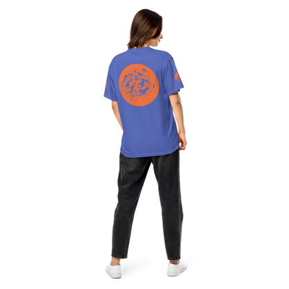 Unisex T-SHIRT MELTED flo blau