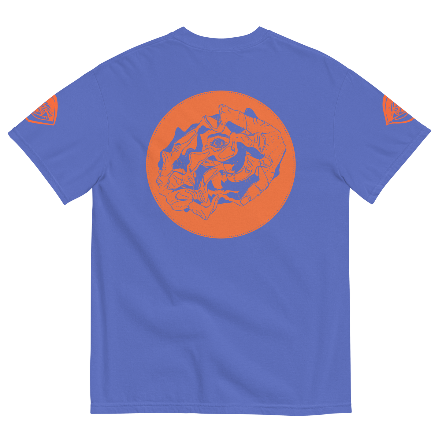 Unisex T-SHIRT MELTED flo blau