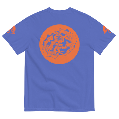 Unisex T-SHIRT MELTED flo blau