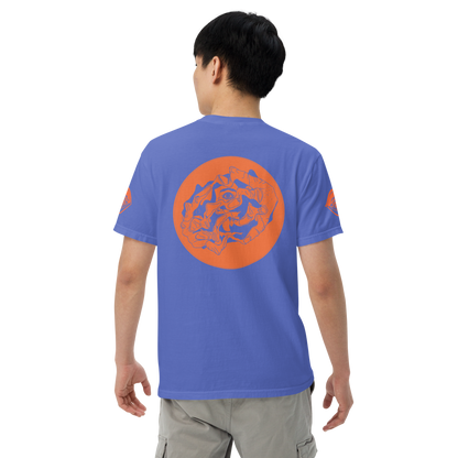 Unisex T-SHIRT MELTED flo blau