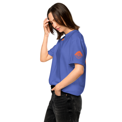Unisex T-SHIRT MELTED flo blau