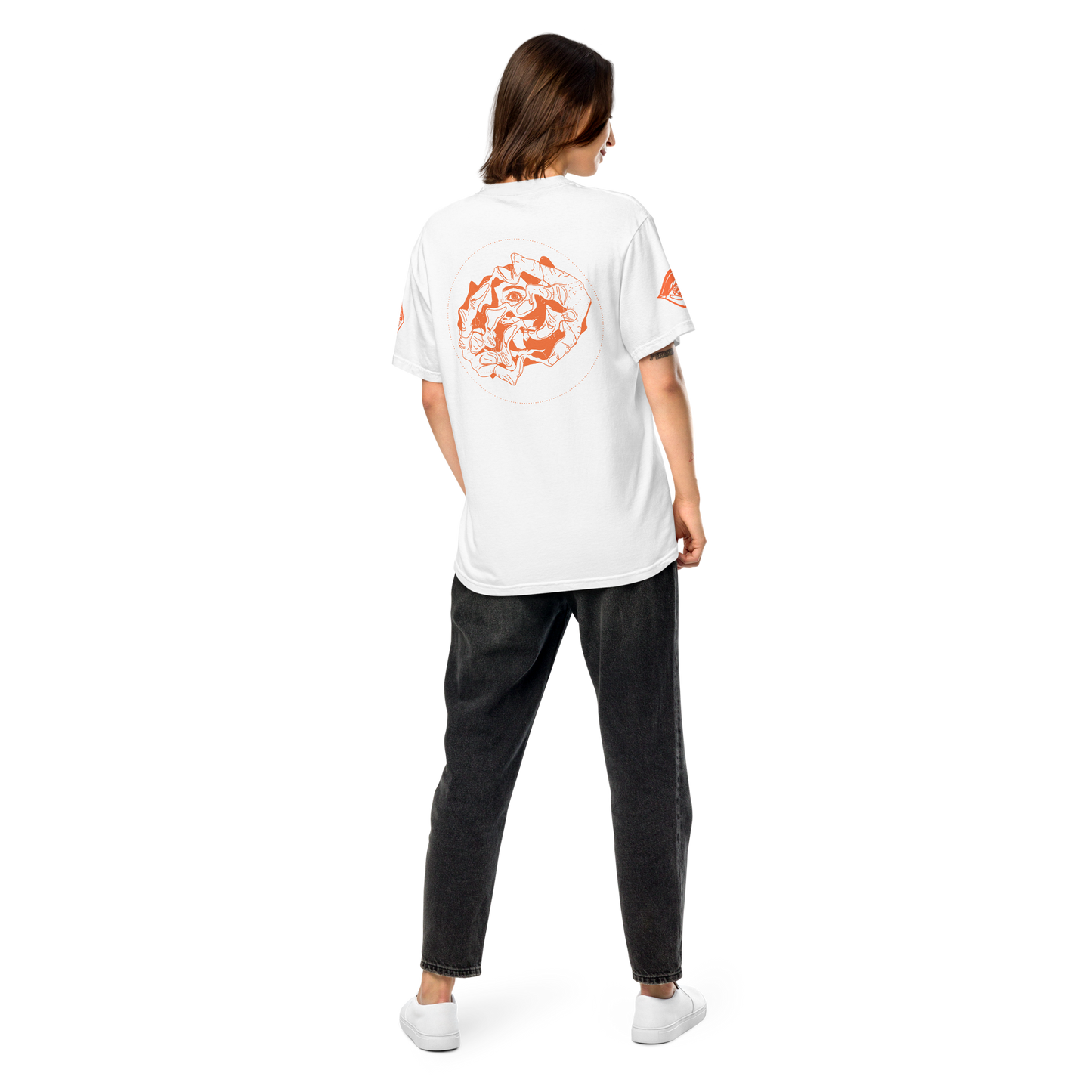 Unisex T-SHIRT MELTED weiß