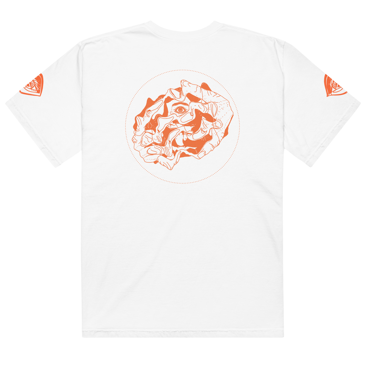 Unisex T-SHIRT MELTED weiß